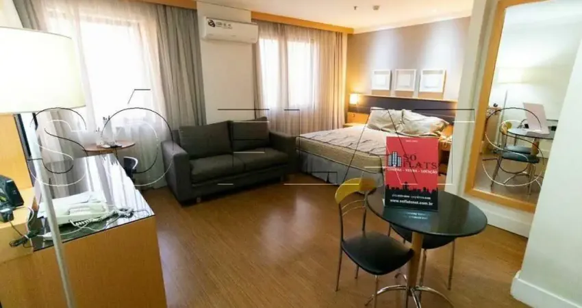 Transamérica Jardins, apto disponível para locação contendo 28m², 01 dormitório e 01 vaga.