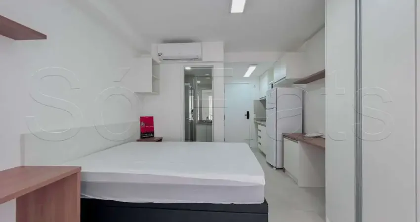 Residencial pulse higienópolis, studio disponível para locação contendo 24m² e 01 dormitório.