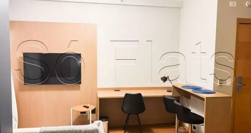 Flat quality paulista disponível para venda com 30m², 1 dormitório e 1 vaga de garagem