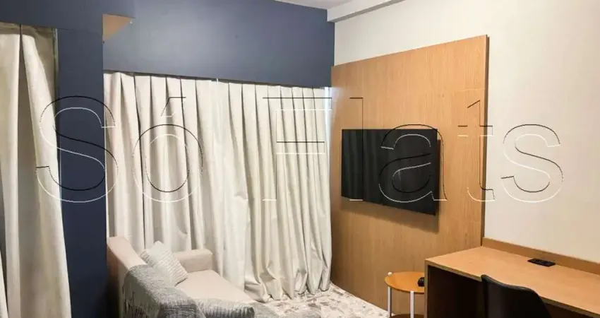 Flat quality paulista disponível para venda com 30m², 1 dormitório e 1 vaga de garagem