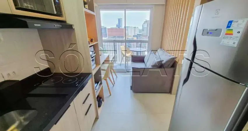 Studio viva benx casa do ator, apto disponível para locação contendo 24m² e 01 dormitório.