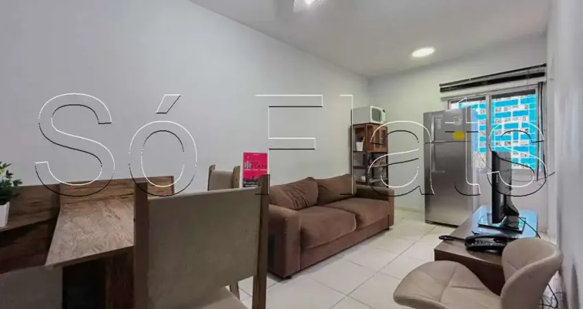 São paulo suíte service, flat disponível para locação contendo 35m², 01 dormitório e 01 vaga.