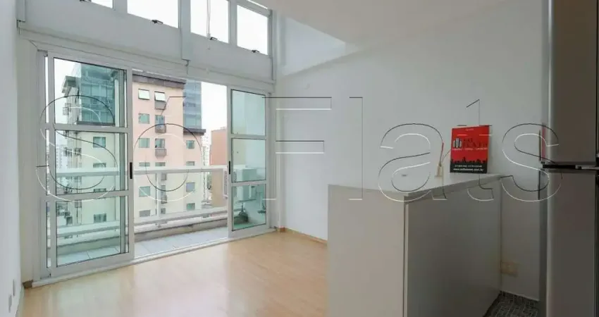 Moema loft, apto estilo duplex disponível para locação contendo 48m², 1 dormitório e 1 vaga.