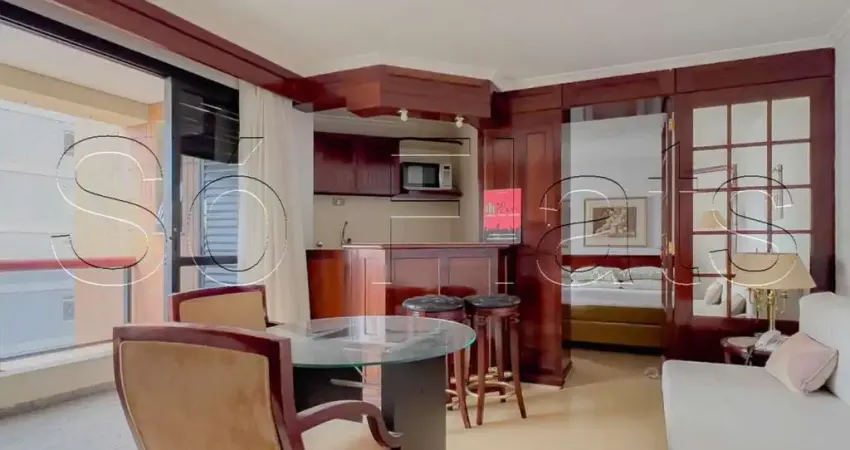 Higienópolis classic, apto disponível para locação contendo 39m², 1 dormitório e 1 vaga de garagem.