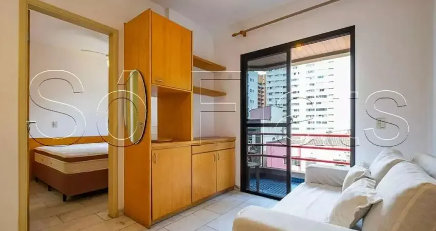 Residencial port de la villette, apto disponível para locação contendo 36m², 1 dormitório e 1 vaga.