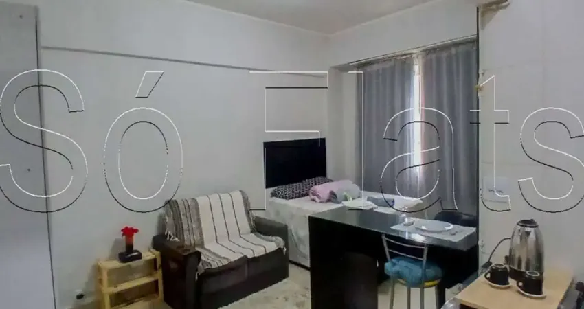 Edifício brasilar, apto disponível para locação contendo 30m² e 01 dormitório no centro de sp.