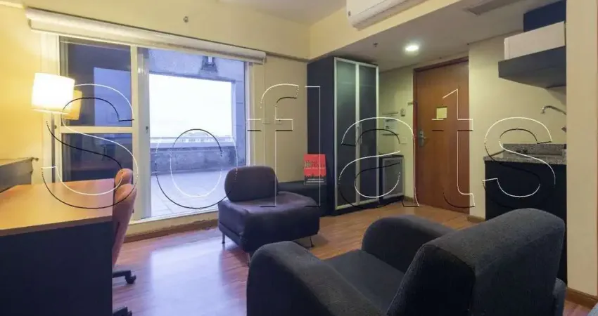 Flat mercure sp bela vista disponível para venda com 59m², 1 dormitório e 1 vaga de garagem