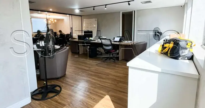 Conjunto comercial pedra grande, sala disponível para venda com 102m² e 1 vaga de garagem