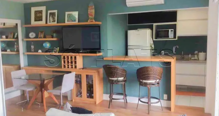 Diogo home, apto disponível para locação contendo 50m², 01 dormitório e 01 vaga de garagem.