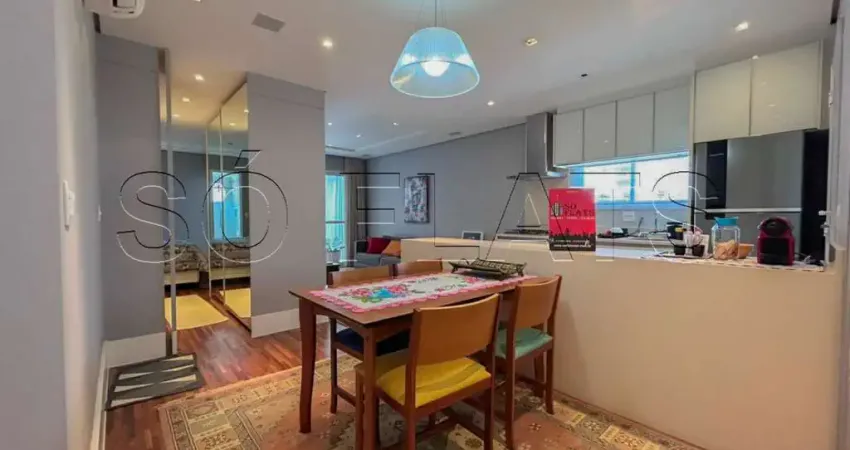 Residencial l' officina, apartamento disponível para locação com 89m², 1 dormitório e 2 vagas.