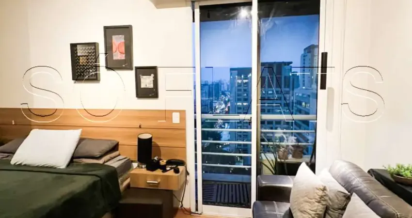 Flat em moema disponível para venda com 26m² e 01 vaga de garagem