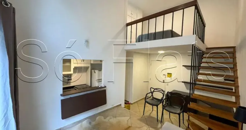 Duplex life itaim, apto com 56m², 01 dormitório e 01 vaga disponível para venda