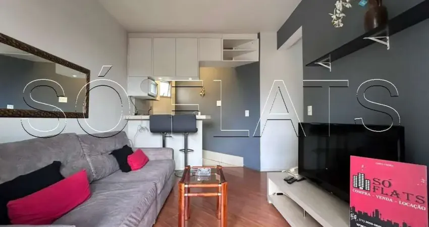 Apto no royal ibirapuera park com 48m², 1 dormitório e 1 vaga, para locação no paraíso.