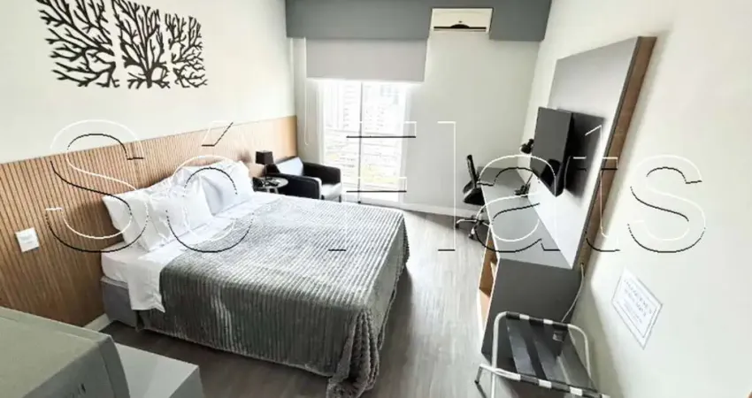 Flat em moema disponível para venda com 26m² e 01 vaga de garagem