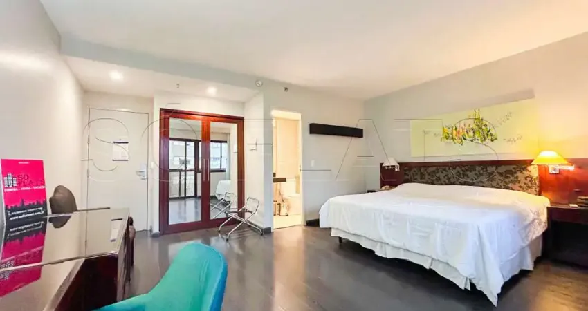 Flat hilton sp itaim disponível para venda com 31m², 01 dorm e 01 vaga de garagem