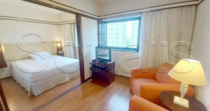 Apto le premier com 1 dormitório e 1 vaga disponível para locação no jardim paulista