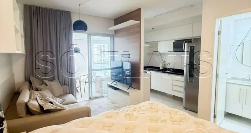 Apto no wish moema, disponível para locação com 38m², 01 dorm e 01 vaga de garagem