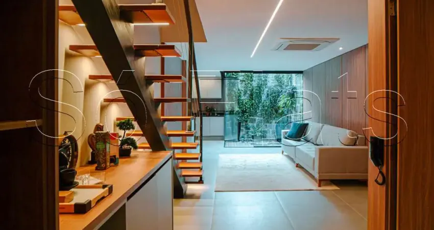 Residencial hit itaim, apartamento duplex disponível para locação, com 130m² e 2 dormitórios.