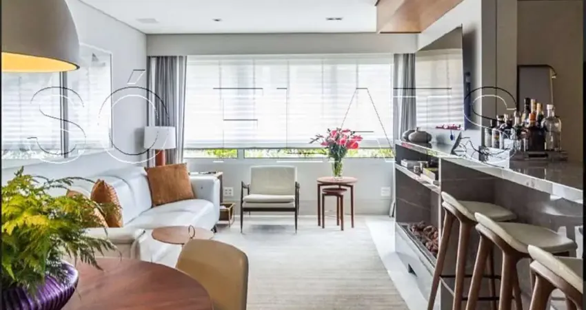 Flat george v maria lisboa, apartamento disponível para venda com 66m², 1 dormitório e 1 vaga