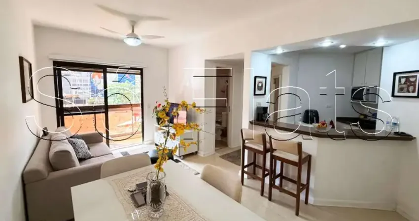 Flat contemporâneo, disponível para venda com 42m², 01 dorm e 01 vaga