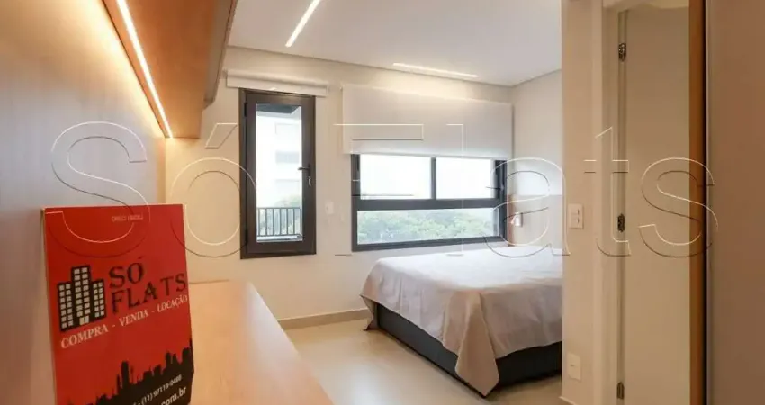 Residencial haus mitre campo belo, flat disponível para locação contendo 27m² e 01 dormitório.