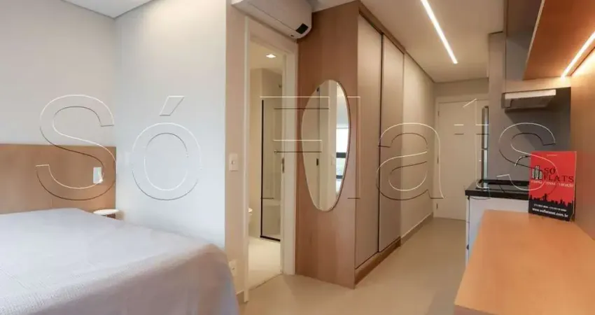 Residencial haus mitre campo belo, apto disponível para locação contendo 27m² e 01 dormitório.