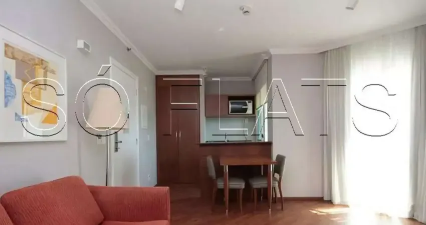 Flat quality bela cintra disponível para venda com 48m² 01 dorm mais escritório e 01 vaga de garagem