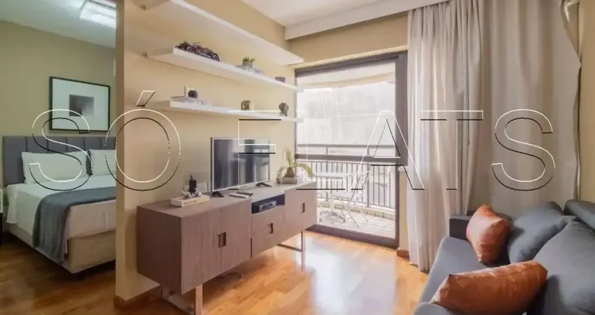 Flat grand mercure itaim disponível para venda com 36m², 01 dormitório  e 01 vaga de garagem