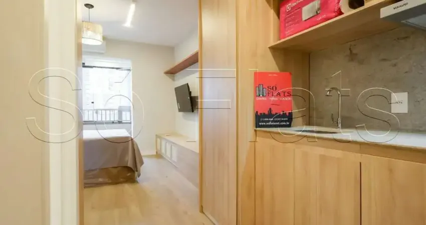 Today faria lima, studio disponível para locação contendo 25m² e 01 dormitório.