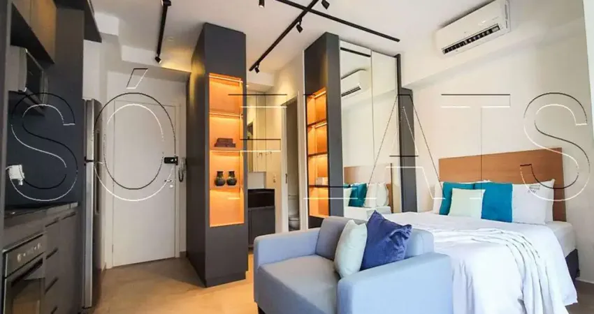 Residencial london sp, studio disponível para venda com 33m², 1 dormitório e 1 vaga de garagem