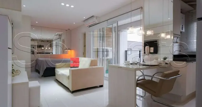 Option paraíso, studio bem localizado disponível para locação contando com 40m² e 01 dormitório.