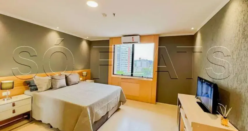 Flat disponível para locação totalmente mobiliado ao lado do aeroporto de congonhas.