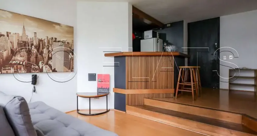 Flat park plaza brooklin, disponível para venda com 49m², 01 dorm e 01 vaga de garagem