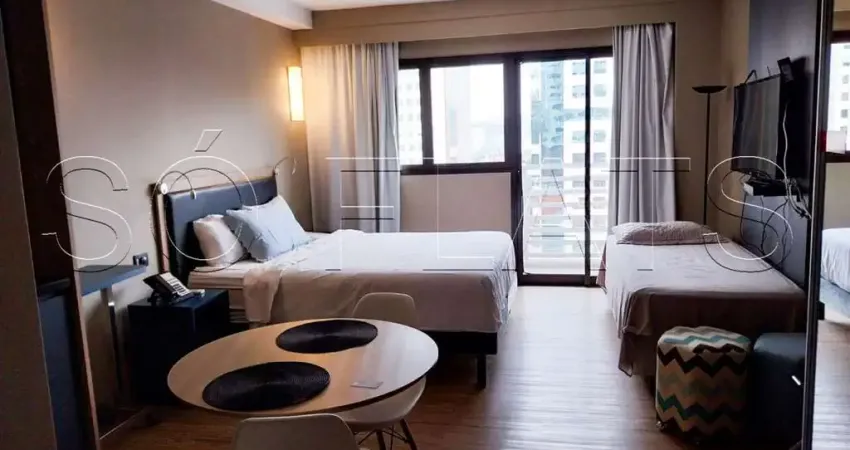 Alpha stay, apartamento disponível para venda com 34m², 01 dormitório e 01 vaga