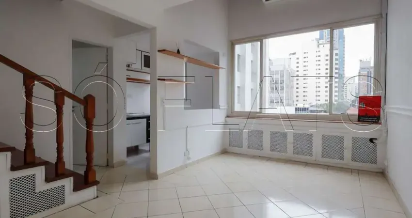 Residencial ascot, apartamento duplex disponível para venda com 48m², 1 dormitório e 1 vaga