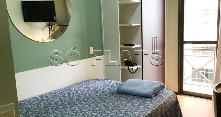 Mercure são caetano, flat disponível para venda com 18m², 1 dormitório e 1 vaga de garagem