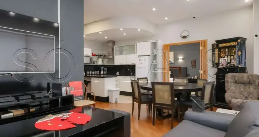 Apto estilo junção disponível para locação no nortel contendo 84m², 01 dormitório e 02 vagas.