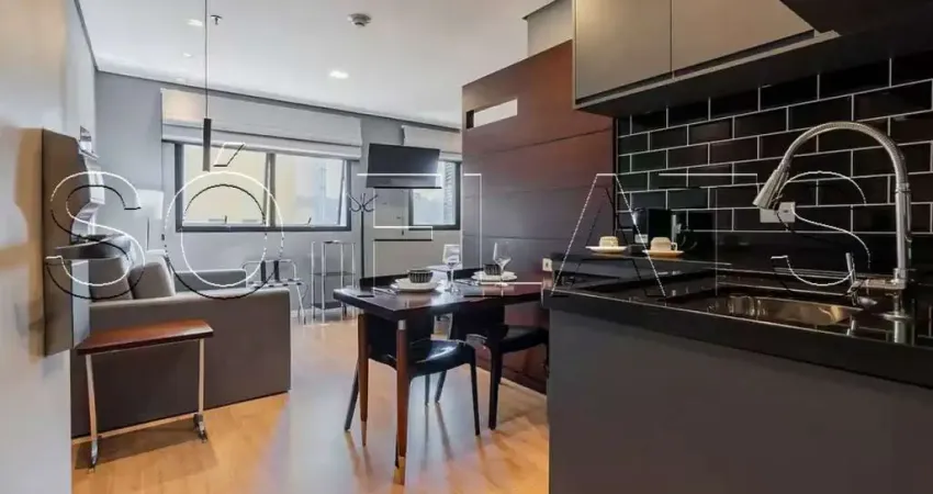 Excelente flat prox a marg pinheiros, av. dr. chucri zaidan, shop pq da cidade e mercado carrefour.