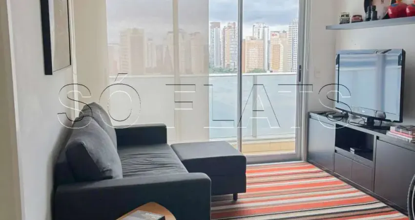Residencial add nova berrini, flat disponível para locação com 30m², 01 dorm e 01 vaga