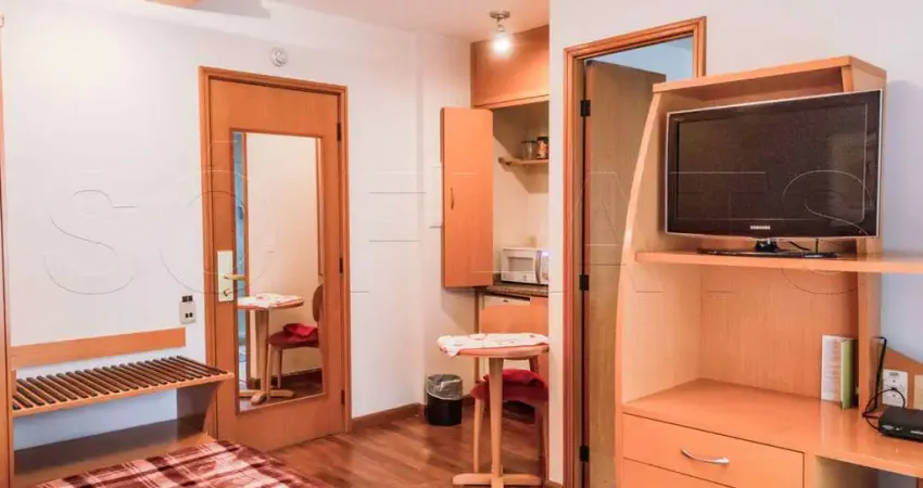 Flat interative disponível para venda com 25m², 01 dormitório e 01 vaga de garagem