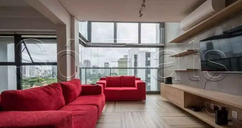 Studio vn álvaro rodrigues, flat disponível para locação contendo 85m², 2 dormitórios e 1 vaga.