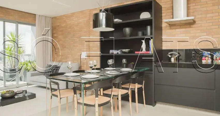 Apto totalmente mobiliado, alto padrão na vila nova conceição, próximo a av. sto amaro.