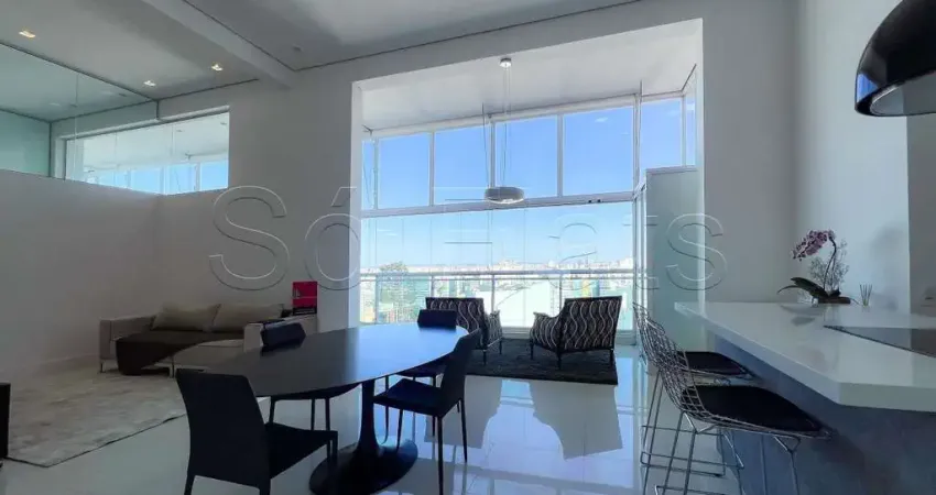 Apartamento 136m² totalmente mobiliado nos jardins com 2x dormitórios excelente localização.