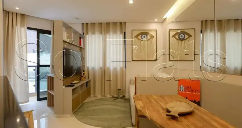 Flat no jardim paulista disponível para locação, próximo a av. 9 de julho e shopping pamplona.