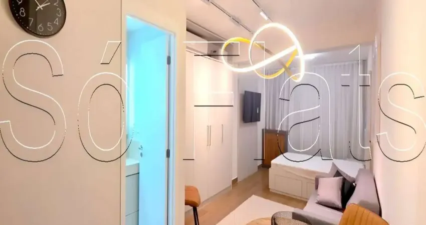 Studio byway vila madalena, apto disponível para locação contendo 31m² e 01 dormitório.