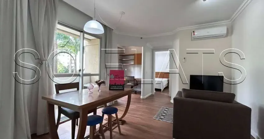 Flat quality bela cintra disponível para venda com 45m² 01 dorm mais escritório e 01 vaga de garagem