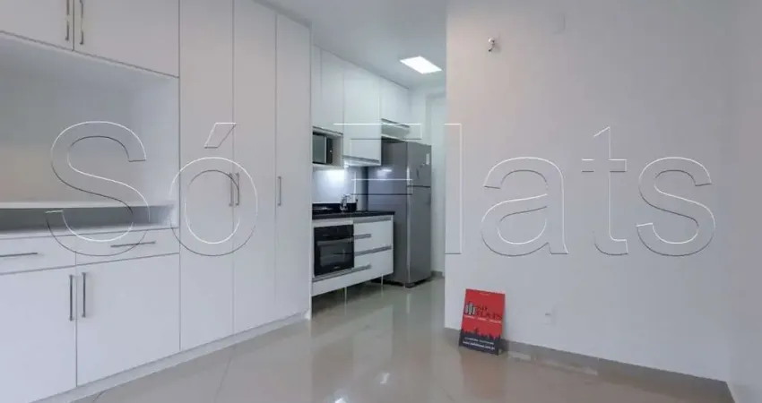 Residencial ascent paulista, apto disponível para locação contendo 31m² e 1 dormitório.