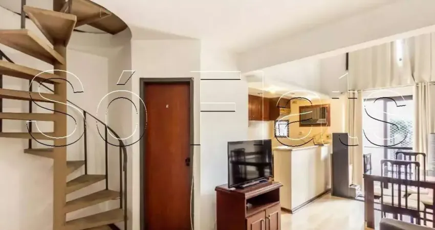 Flat disponível para locação próximo a av. ibirapuera, rubem berta, indianópolis e metrô moema