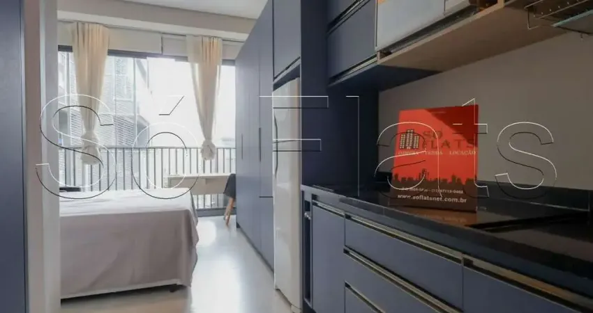 Residencial bauhaus pinheiros, studio disponível para locação contendo 30m² e 01 dormitório.