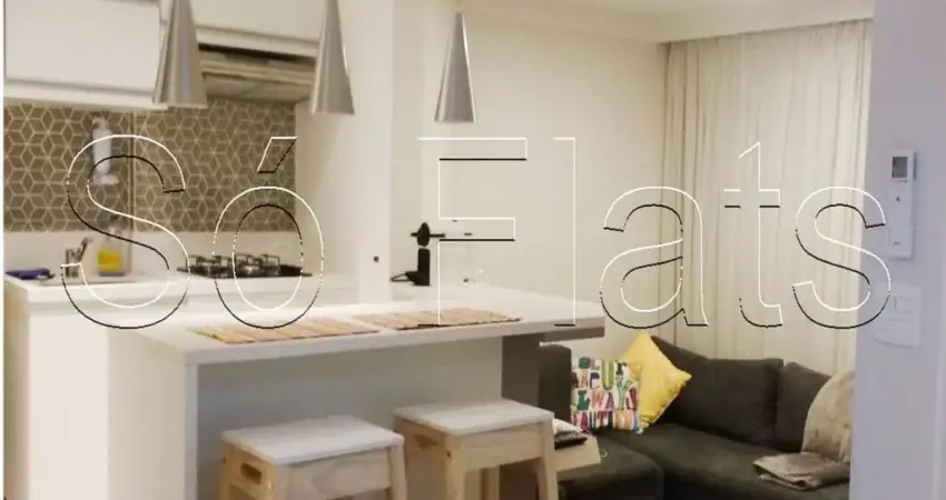 Flat park plaza brooklin, disponível para venda com 49m², 01 dorm e 01 vaga de garagem